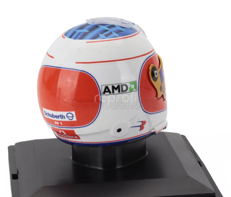 Edicola Helmet F1  Casco Helmet Rubens Barrichello F2003-ga Team Ferrari Season 2003 1:5 Bílá Červená Modrá
