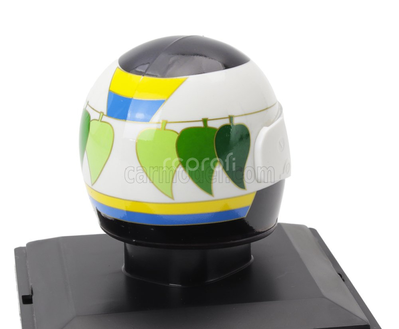 Edicola Helmet F1  Casco Helmet Stefan Johansson F1/86 Team Ferrari Season 1986 1:5 Bílá Zelená Černá