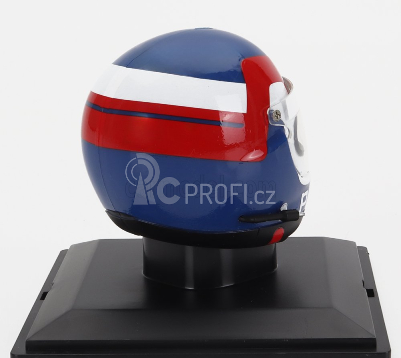 Edicola Helmet F1 - Ligier Js11 N 25 Season 1979 Patrick Depailler 1:5, modrá