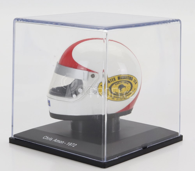 Edicola Helmet F1 - Matra Simca Ms120d N 9 Season 1972 Chris Amon 1:5, bílá