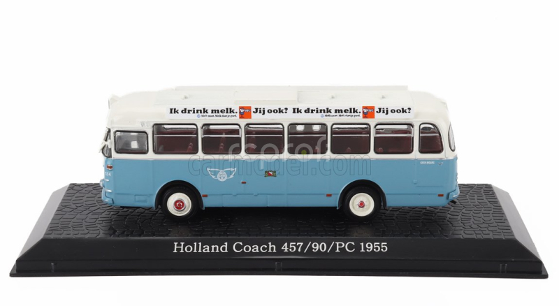 Edicola Holland Coach 457/90/pc Autobus 1955 - Damage Display Box 1:72 Světle Modrá Bílá