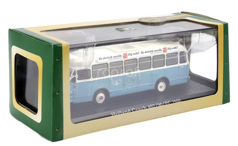 Edicola Holland Coach 457/90/pc Autobus 1955 - Damage Display Box 1:72 Světle Modrá Bílá
