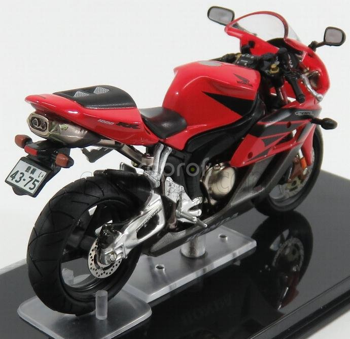Edicola Honda Cbr 1000rr Fireblade - Damage Display Box 1:24 Červená Černá
