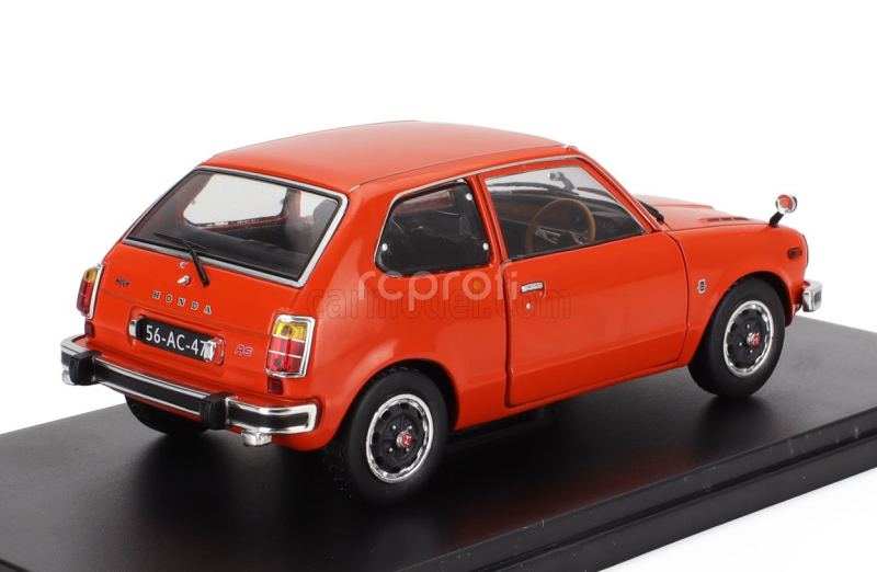 Edicola Honda Civic Rs 1974 - Con Vetrina - With Showcase 1:24 Orange