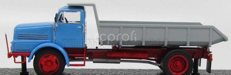 Edicola IFA H60 Truck Cassone Ribaltabile Kipper 1952 1:43 Světle Modrá Červená Šedá
