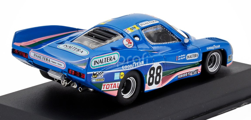 Edicola Inaltera Lm77 3.0l V8 Dfv Cosworth Team Inaltera N 88 Winner Gtp Class 24h Le Mans 1977 Jean Ragnotti - Jean Rondeau 1:43 Modrá Růžová