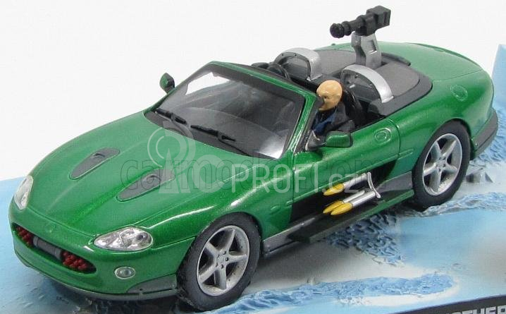 Edicola Jaguar Xkr Spider Open 2002 - James Bond 007 - Dnes neumírej 1:43, zelená