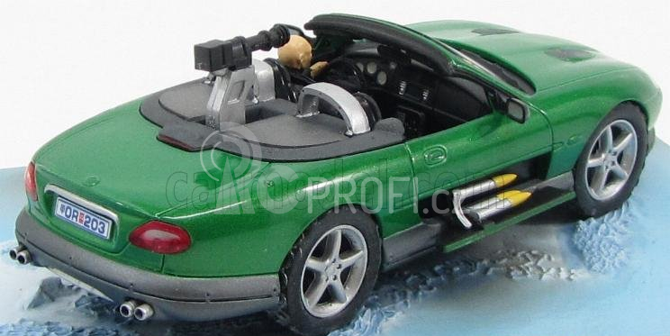 Edicola Jaguar Xkr Spider Open 2002 - James Bond 007 - Dnes neumírej 1:43, zelená