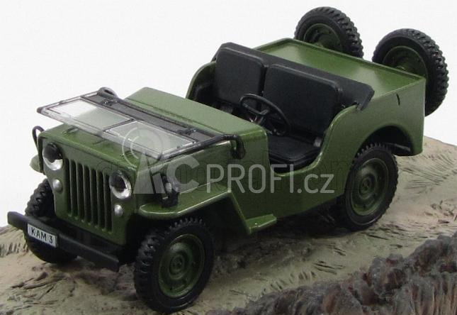 Edicola Jeep Willys M606 1942 - James Bond 007 - Chobotnička 1:43, zelená