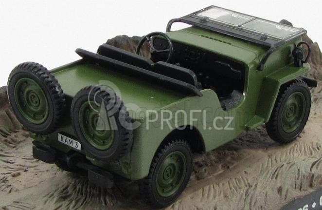 Edicola Jeep Willys M606 1942 - James Bond 007 - Chobotnička 1:43, zelená