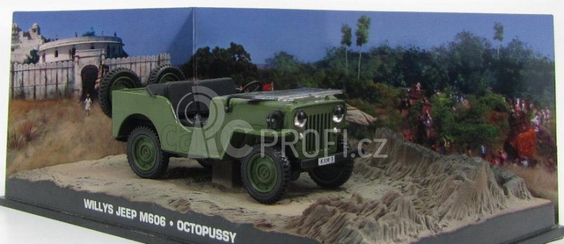 Edicola Jeep Willys M606 1942 - James Bond 007 - Chobotnička 1:43, zelená