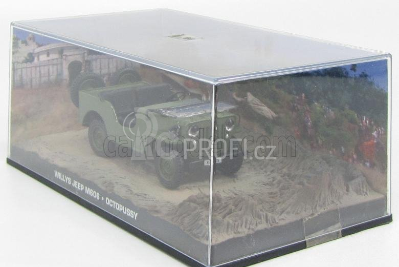 Edicola Jeep Willys M606 1942 - James Bond 007 - Chobotnička 1:43, zelená