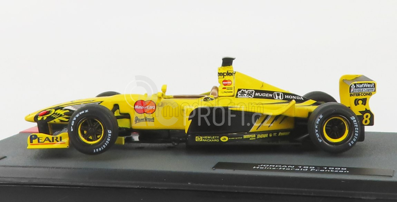 Edicola Jordan F1  199 Mugen Honda N 8 Season 1999 Heinz Harald Frentzen 1:43 Žlutá Černá