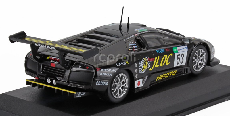 Edicola Lamborghini Murcielago R-gt 6.0l V12 Team Jloc Isao Noritake N 53 24h Le Mans 2007 Koji Yamanishi - Atsushi Yogo - Marco Apicella 1:43 Black