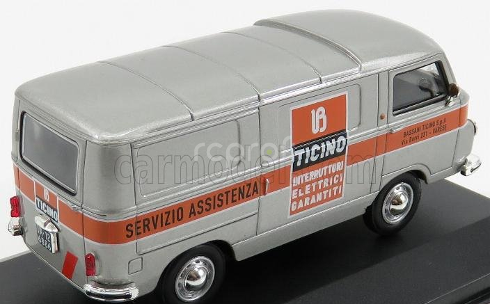 Edicola Lancia Jolly Van Bticino 1963 1:43 Stříbrná Oranžová