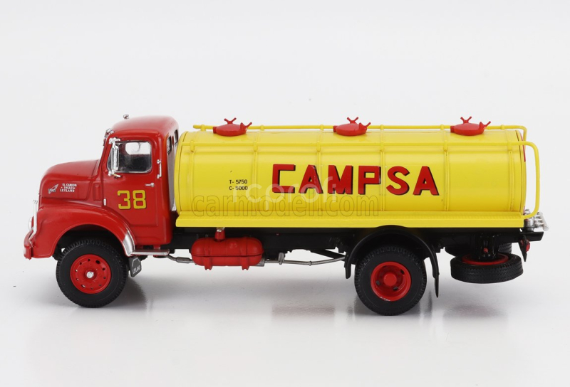 Edicola Leyland Comet Tanker Truck Campsa 2-assi 1959 1:43 Červená Žlutá