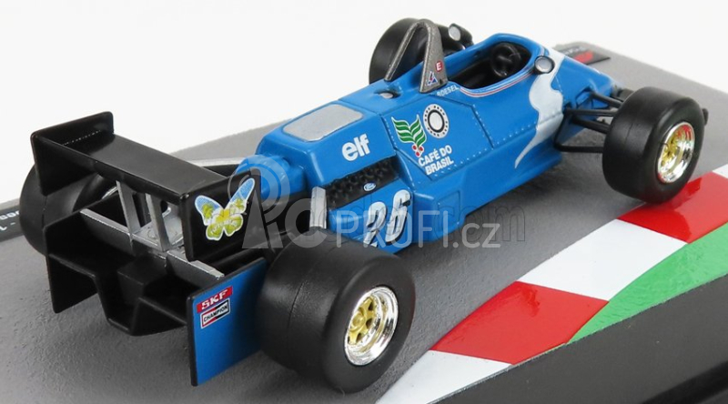 Edicola Ligier F1  Js21 Gitanes N 26 Season 1983 Raul Boesel 1:43 Světle Modrá