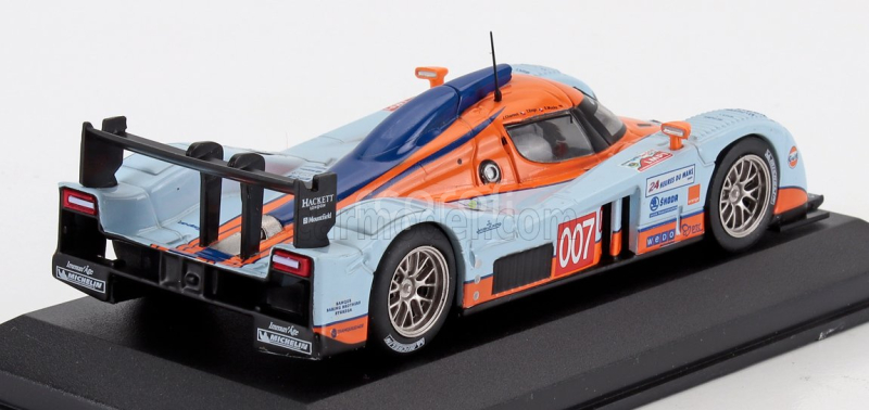 Edicola Lola Aston Martin B09/60 6.0l V12 Team Gulf Amr Eastern Europe N 007 24h Le Mans 2009 Tomas Enge - Stefan Mucke - Jan Charouz 1:43 Světle Modrá Oranžová
