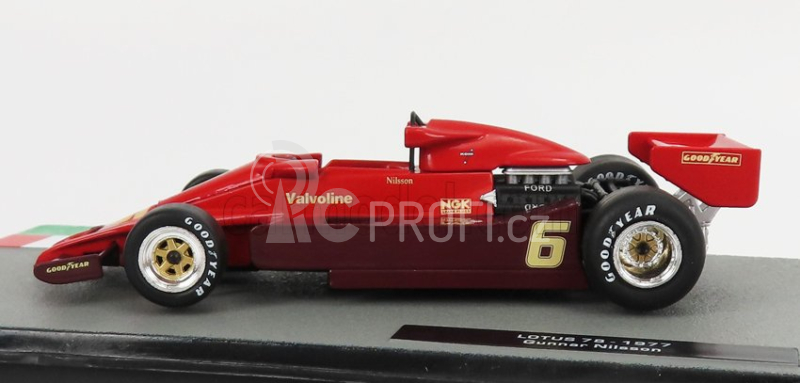 Edicola Lotus F1  78 N 6 Season 1977 Gunnar Nilsson 1:43 2 Tóny Červené