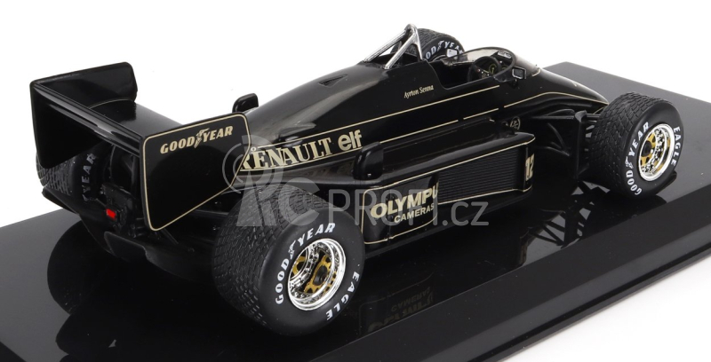 Edicola Lotus F1  97t Renault Turbo Team Lotus N 12 Winner Portugal Gp 1985 Ayrton Senna - Blister Box 1:24 Černé Zlato