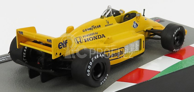 Edicola Lotus F1  99t Honda Elf N 11 Season 1987 Satoru Nakajima 1:43 Žlutá