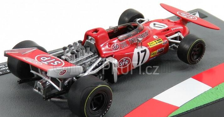 Edicola March F1  711 Team Stp N 17 Monaco Gp 1971 Ronnie Peterson 1:43 Red