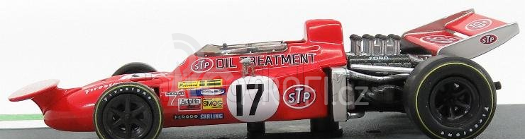 Edicola March F1  711 Team Stp N 17 Monaco Gp 1971 Ronnie Peterson 1:43 Red