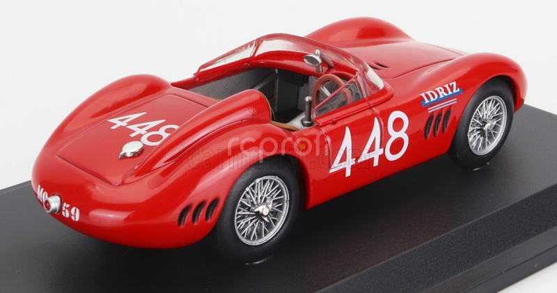 Edicola Maserati 200si Spider N 448 Mille Miglia 1957 1:43 Red