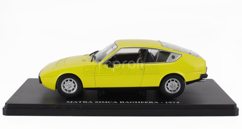 Edicola Matra simca Bagheera 1974 - Con Vetrina - With Showcase 1:24 Žlutá