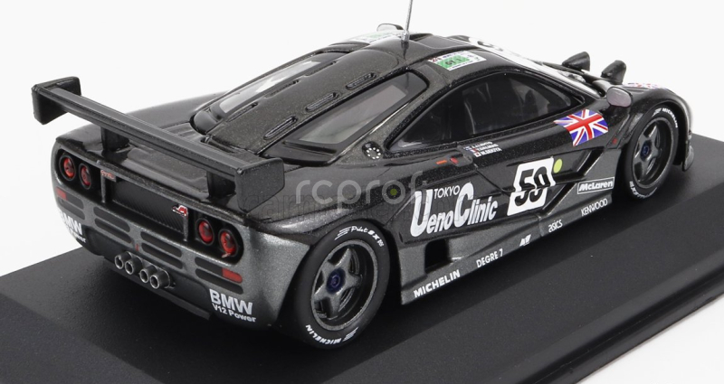 Edicola Mclaren F-1 Gtr Bmw V12 Team Kokusai Kaihatsu Racing N 59 Winner 24h Le Mans 1995 Y.dalmas - M.sekiya - J.j.lehto 1:43 Dark Grey Met
