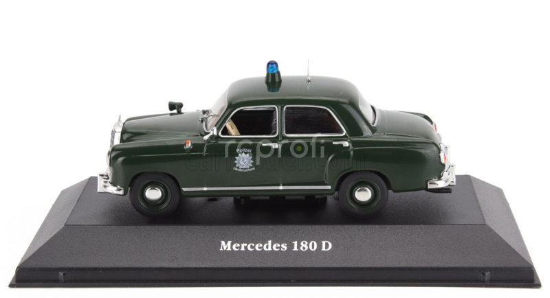 Edicola Mercedes benz 180d Polizei 1953 1:43 Tmavě Zelená