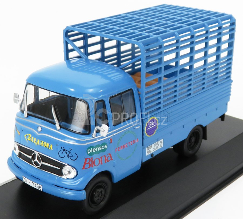 Edicola Mercedes benz L319d Truck Piensos Biona 1963 1:43 Světle Modrá