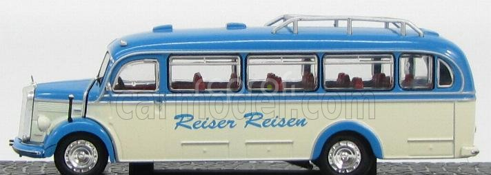 Edicola Mercedes benz O3500 Autobus Reiser Reinen 1949 - Damage Display Box 1:72 Bluette Cream