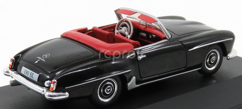 Edicola Mercedes benz Sl-class 190sl Spider Cabriolet (w121) 1955 1:43 Black