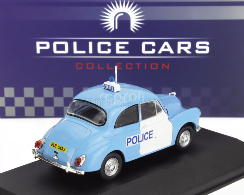 Edicola Morris Minor Police 1957 1:43 Světle Modrá Bílá
