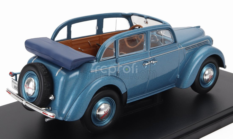 Edicola Moskvitch 400 Cabriolet 1947 1:24 Blue Met