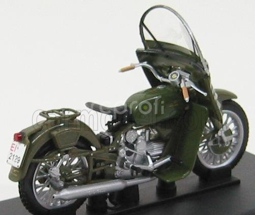 Edicola Moto guzzi Falcone 500 Carabinieri 1967 1:24 Vojenská Zelená