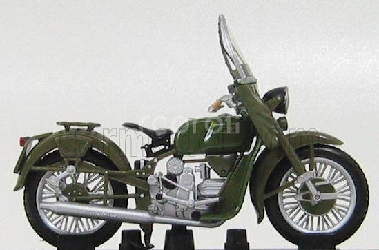 Edicola Moto guzzi Falcone 500 Carabinieri 1967 1:24 Vojenská Zelená