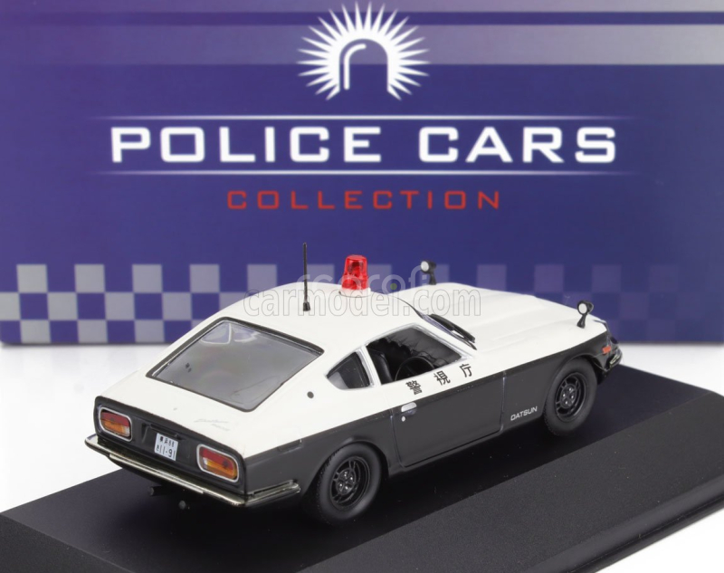 Edicola Nissan 240z Fairlady Police 1970 1:43 Bílá Černá