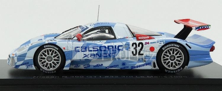 Edicola Nissan R390 Gt1 3.5l Turbo Team Nissan Motorsport N 32 1:43, modrá