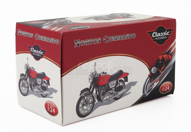 Edicola Norton Commando 750 1969 1:24 Červená Černá