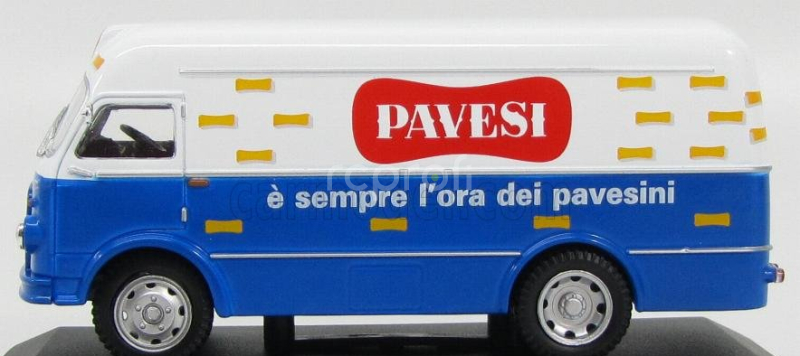 Edicola Om fiat Leoncino Furgone Van Pavesi 1960 1:43 Bílá Modrá