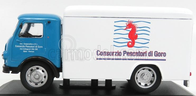 Edicola Om Fiat Leoncino Truck Frigorifero Consorzio Pescatori Di Goro 1966 1:43