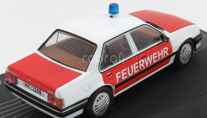 Edicola Opel Ascona C Feuerwehr - Fire Engine - Vigili Del Fuoco 1982 1:43 Bílá Červená