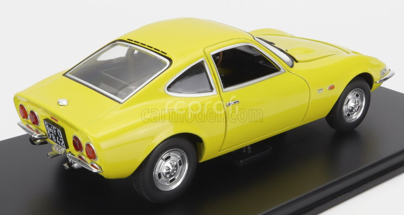Edicola Opel Gt 1900 1970 - Damage Display Box 1:24 Žlutá