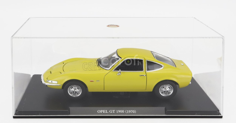 Edicola Opel Gt 1900 1970 - Damage Display Box 1:24 Žlutá