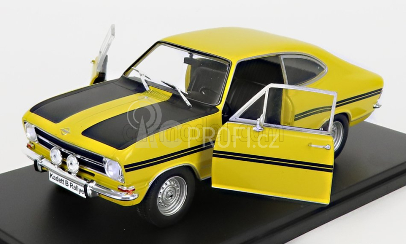 Edicola Opel Kadett B Rallye 1970 1:24 Žlutá Černá