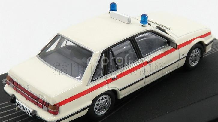 Edicola Opel Senator A2 Notarzt Ambulance 1982 1:43 Bílá Červená