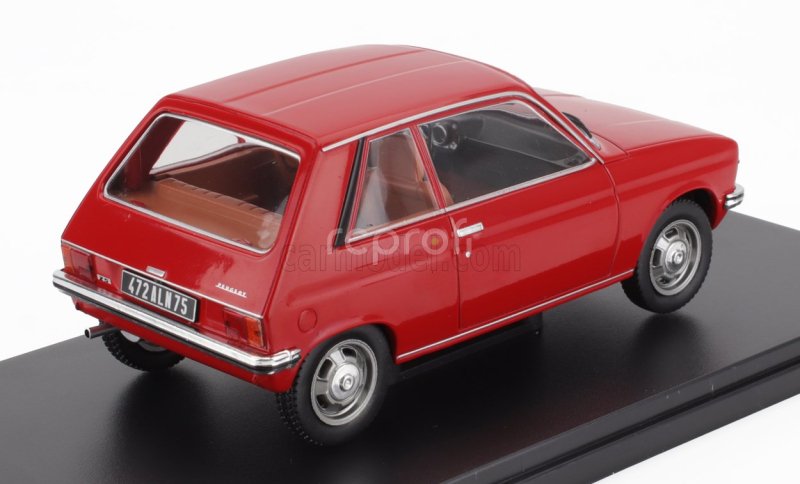 Edicola Peugeot 104 Zs 1976 - Con Vetrina - With Showcase 1:24 Red