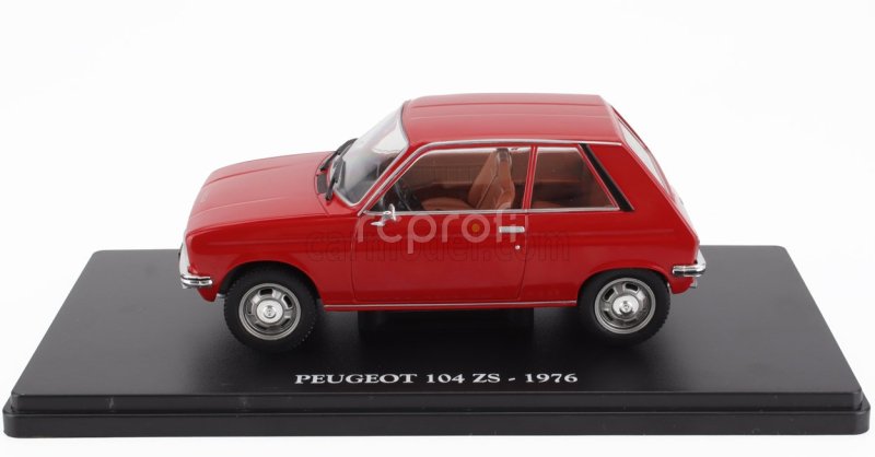 Edicola Peugeot 104 Zs 1976 - Con Vetrina - With Showcase 1:24 Red